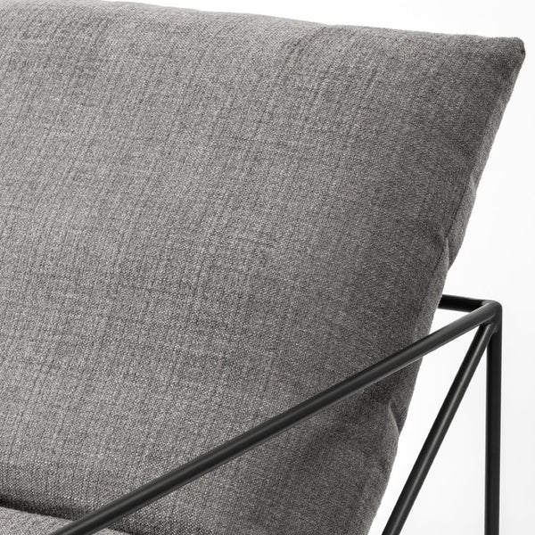 Mercana Leonidas Modern Accent Chair - Plush Comfort with Sculptural Style for Contemporary Living Spaces 69137