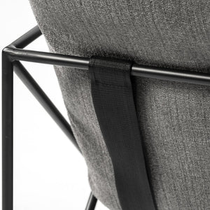 Mercana Leonidas Modern Accent Chair - Plush Comfort with Sculptural Style for Contemporary Living Spaces 69137