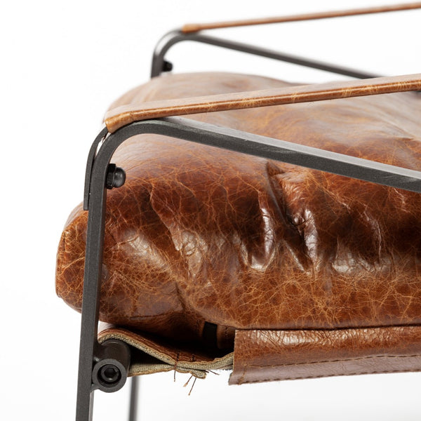 Mercana Hornet Accent Chair - Luxurious Unibody Seat with Industrial Frame for Modern Living Spaces & Comfort 50405