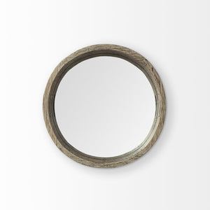 Mercana Whittier Versatile Reclaimed Wood Tray - Rustic Decor & Functional Serving Solution for Your Home Brown Wood | Mirror | 20W 37168