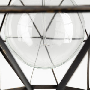 Mercana Dyson I Triangular Orb Pendant Light - Striking Industrial Design for Contemporary Spaces 67955