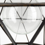 Mercana Dyson I 18x18 Black Metal Triangular Orb Pendant Light  67955