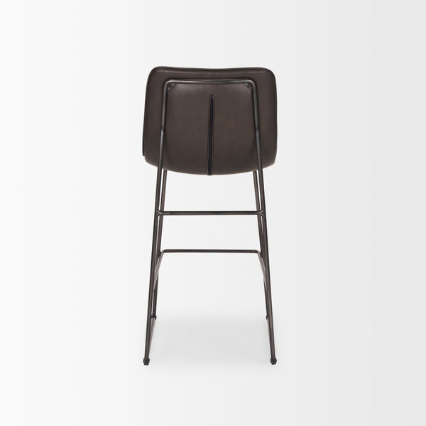 Mercana Meritt 37"H Counter Stool with High-Back Support for Stylish Kitchen, Bar, or Dining Areas 67607
