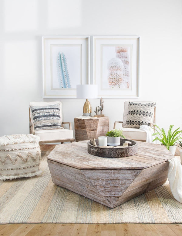 Mercana Whittier Versatile Reclaimed Wood Tray - Rustic Decor & Functional Serving Solution for Your Home Brown Wood | Mirror | 20W 37168