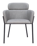 Bremor Dining Chair - Set of 2 Slate Gray 110171 Zuo Modern