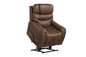 English Elm Walnut Guinevra Transitional Lift Chair with Dual Motors, Steel Seat Box, USB Port, Wired Controller B2741P387683