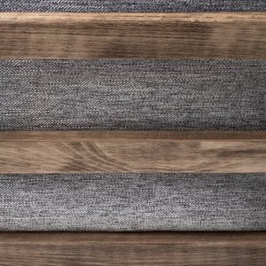 Mercana Olympus Accent Chair - Mid-Century Modern Comfort with Durable Wooden Frame for Stylish Interiors Castlerock Gray Fabric | Brown Wood 68727