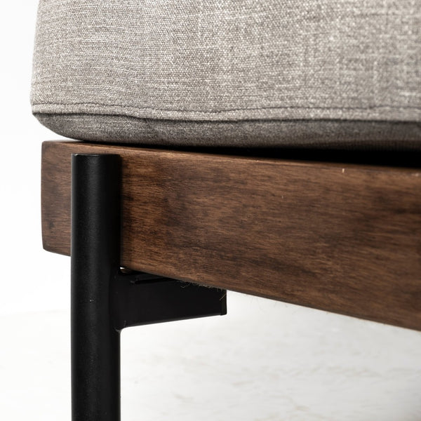 Mercana Colburne I Plush Industrial-Modern Accent Chair with Wood and Iron Frame for Stylish Comfort 68757