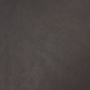 Mercana Kavalan Modern Industrial Counter Stool with Genuine Leather Seat and Durable Sturdy Metal Frame Ebony Leather | Black Metal | Bar 68766