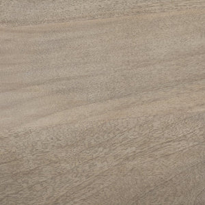 Mercana Brahma 26" Counter Stool - Timeless Farmhouse Charm with Sturdy Mango Wood and Minimalist Design White Washed Wood 68210