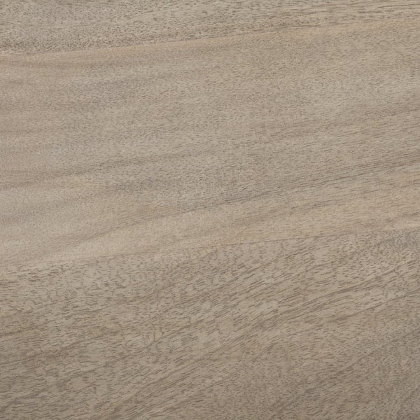 Mercana Brahma 26" Counter Stool - Timeless Farmhouse Charm with Sturdy Mango Wood and Minimalist Design White Washed Wood 68210