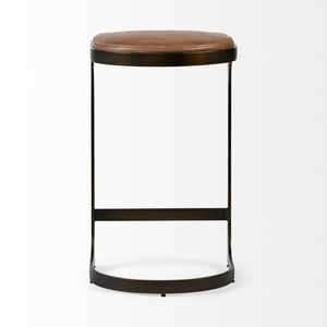 Mercana Tyson II Stylish Industrial-Modern Stool for Counter Seating – Compact, Comfortable, and Chic Design 67760