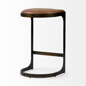 Mercana Tyson II Stylish Industrial-Modern Stool for Counter Seating – Compact, Comfortable, and Chic Design 67760