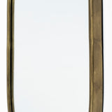 Mercana Sylvia I 24L x 35H Oval Gold Metal Frame Wall Mirror 68733