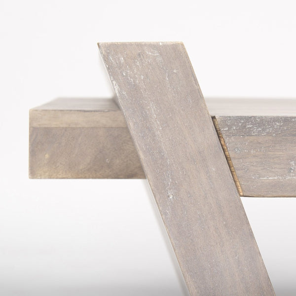 Mercana Elaine Modern Solid Wood Cantilever Coffee Table with Spacious Surface for Chic Living Spaces 68746