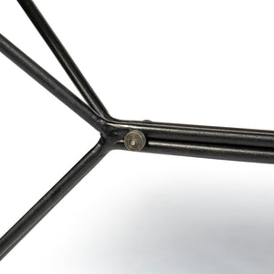 Mercana Papillion Console Table - Live-Edge Acacia Top with Butterfly Inspired Iron Base for Modern Spaces 68753-AB