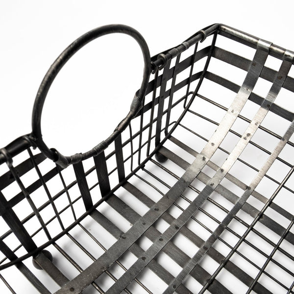 Mercana Kenneth Industrial-Chic Metal Baskets for Stylish Organization in Any Room – Durable & Versatile Storage 68786