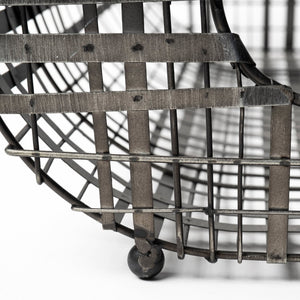 Mercana Kenneth Industrial-Chic Metal Baskets for Stylish Organization in Any Room – Durable & Versatile Storage 68786