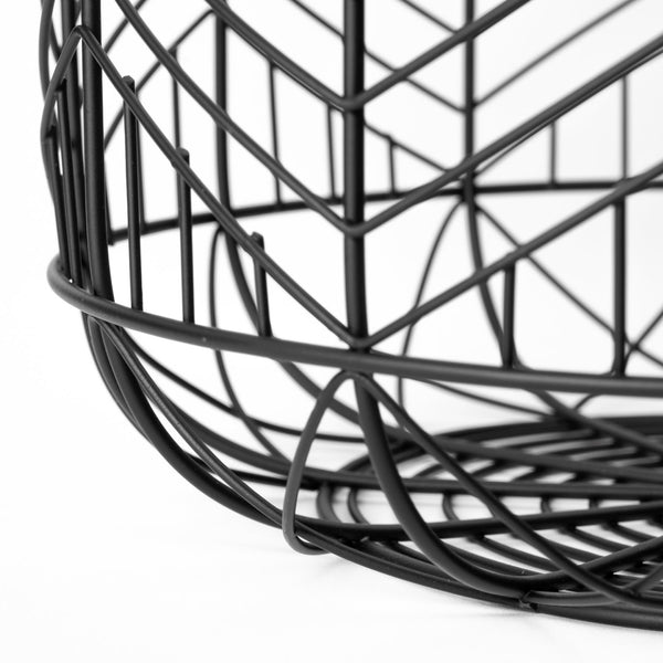 Mercana Idris Geometric Mesh Bowls - Modern Industrial Style for Versatile Home Storage & Décor Enhancements 68949