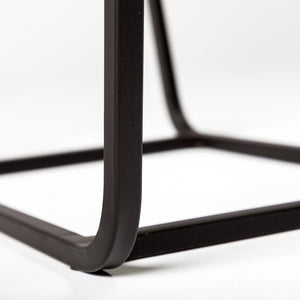 Mercana Arya Modern Industrial Accent Tables Set of 2 – Sleek Rectangular Design for Urban Living Spaces 68941