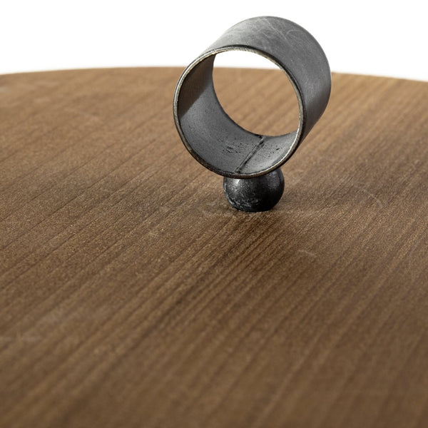 Mercana Cyril Modern Farmhouse Cylindrical Storage Jars with Natural Wood Lids for Stylish Organization 68982