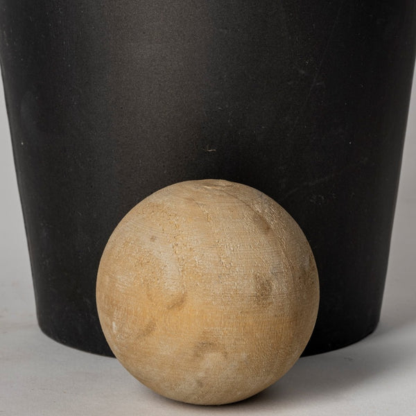 Mercana Asher Decorative Urns with Natural Wood Tops – Modern Accents for Stylish Home Decor and Focal Points 68983