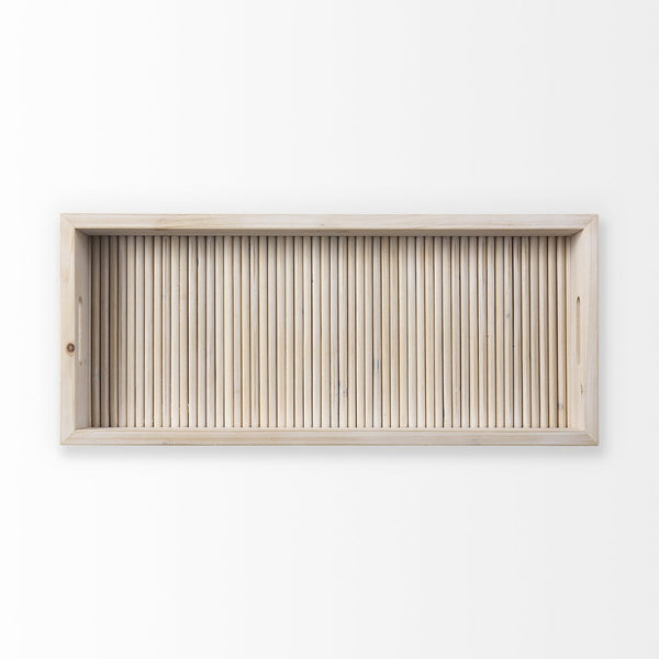Mercana Horatio 28"L x 12"W Versatile Rectangular Serving Tray for Coastal Charm and Stylish Organization 68993