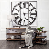 Mercana Norwood 60" Square Oversized+ Industrial Wall Clock 68522