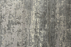 Alora Decor Radiant Handcrafted Gray Wool-Tencel Hybrid Rug With Ivory Crest, Plush Modern Texture And Durability 5' x 8' 00400410600330508