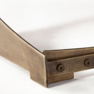 Mercana Reinhold 49" Elegant Marble Top Coffee Table with Sculptural Gold Base for Sophisticated Living Spaces 68232-AB