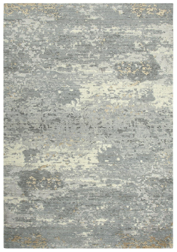 Alora Decor Radiant Gray Rectangle Rug With Hand‑Carved Texture, Nz Wool Blend, Subtle Gold Sheen For Modern Spaces 8' x 10' 00400411200330810