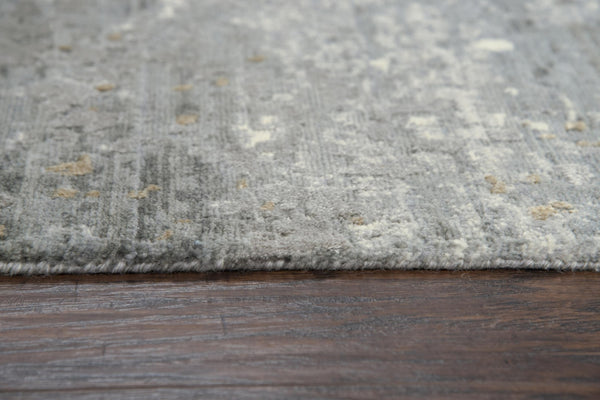 Alora Decor Radiant Gray Rectangle Rug With Hand‑Carved Texture, Nz Wool Blend, Subtle Gold Sheen For Modern Spaces 8' x 10' 00400411200330810