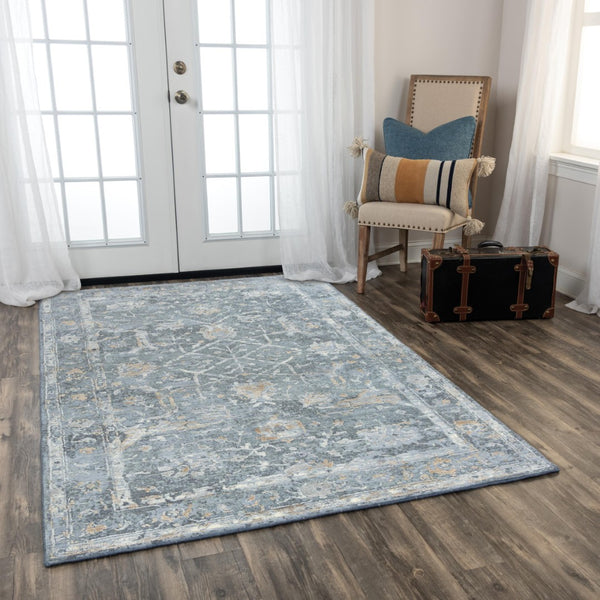 Alora Decor Radiant Gray Runner Rug With Hand-Carved Pile, Wool-Rich Blend, Neutral Gray-Beige Elegance 2'6" x 10' 00400411300332610