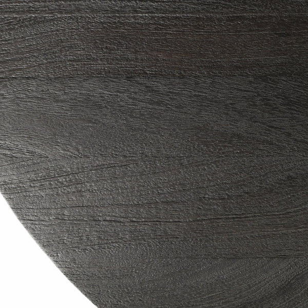 Mercana McLeod Round Dining Table - Solid Mango Wood Top with Sleek Gold Metal Base for Modern Spaces 67502-AB