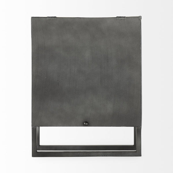 Mercana Felix Industrial Square Table Clock – Timeless Charm for Modern Spaces with Easy Readability and Style 68082