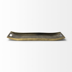 Mercana Drey Versatile Rectangular Tray for Serving & Decor - Elegant Accent for Modern Interiors and More 69067