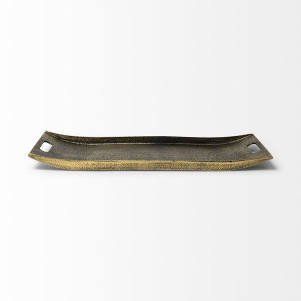 Mercana Drey Versatile Rectangular Tray for Serving & Decor - Elegant Accent for Modern Interiors and More 69067