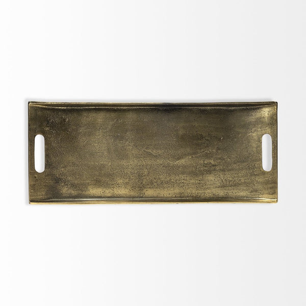 Mercana Drey Versatile Rectangular Tray for Serving & Decor - Elegant Accent for Modern Interiors and More 69067