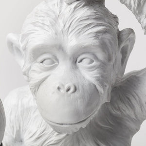 Mercana Simia Playful Monkey Table Lamp - Whimsical Sculptural Design for Modern Home Décor & Accent Lighting 65319