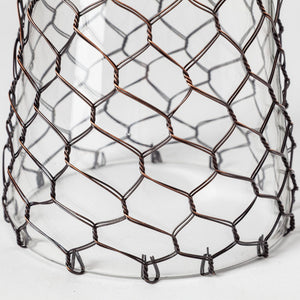 Mercana Shandra Elegant Candle Holder with Snakeskin Pattern for Modern Décor and Stylish Ambiance 68156