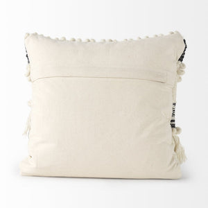 Mercana Beardell Handwoven Decorative Pillow Cover with Tassels for Scandinavian-Inspired Home Decor 68391