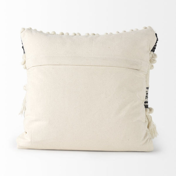 Mercana Beardell Handwoven Decorative Pillow Cover with Tassels for Scandinavian-Inspired Home Decor 68391