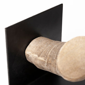 Mercana Nickerson Sculptural Bull Horn Bookends Set of 2 – Modern Desert Decor for Shelves and Desks 57871