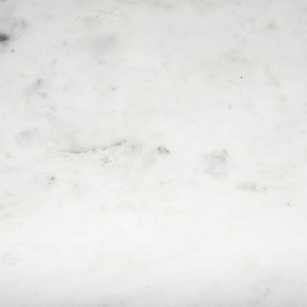 Mercana Tanner Dining Table - Luxurious White Marble with Industrial Metal Base for Sophisticated Spaces 68848-AB