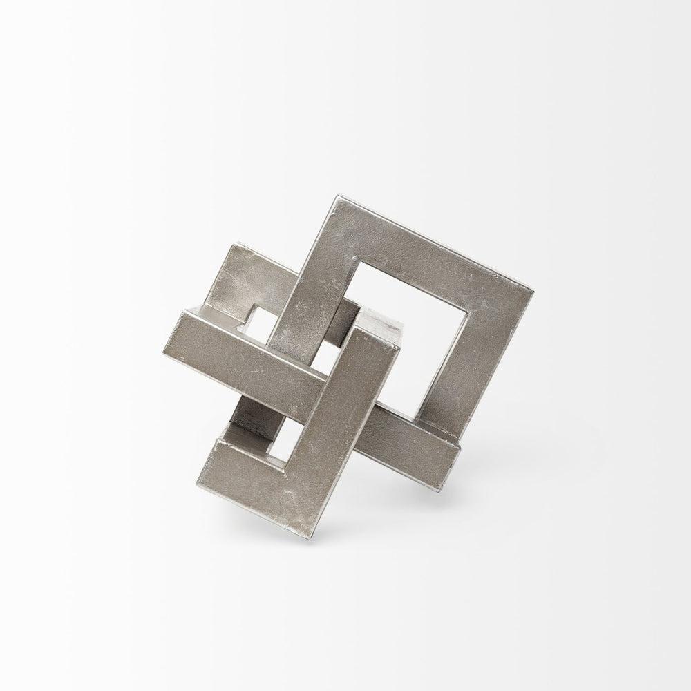 Mercana Link Modern Metal Sculpture - Eye-Catching Decorative Object for Contemporary Home Accents 67014