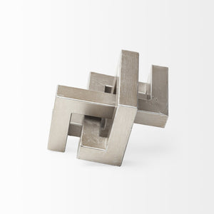 Mercana Link Modern Metal Sculpture - Eye-Catching Decorative Object for Contemporary Home Accents 67014