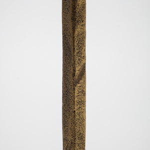 Mercana Levit Large Gold Candle Holder - Industrial Elegance for Tabletop, Mantels & Modern Decor Style Gold Metal | 20H 69069