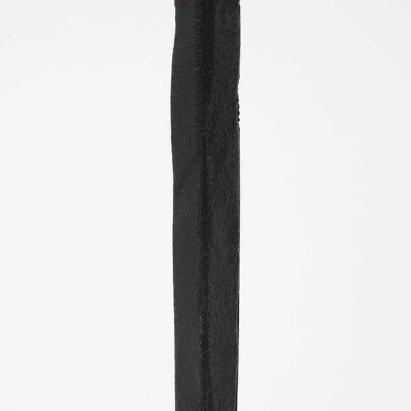 Mercana Levit Large Gold Candle Holder - Industrial Elegance for Tabletop, Mantels & Modern Decor Style Black Metal | 20H 69071