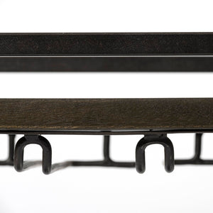 Mercana Chriselle Two-Tier Rolling Bar Cart with Oval Frame and Mirrored Shelf for Stylish Entertaining Spaces 69086