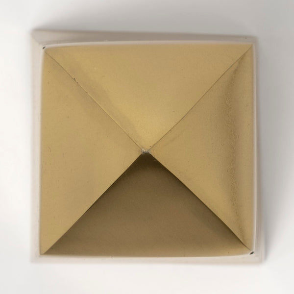 Mercana Giza Elongated Pyramids - Architectural Accent Decor for Modern Spaces with Luxe Appeal and Warmth 69160